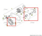 14-20 Arctic Cat Wildcat Trail 700 4WD Secondary Clutch Drive Assembly 0823-5411