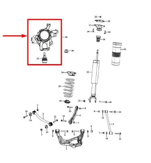 2017-2024 Dodge Durango Rear Left Driver Side Spindle Knuckle Hub 04877113AC OEM - Alshned Auto Parts