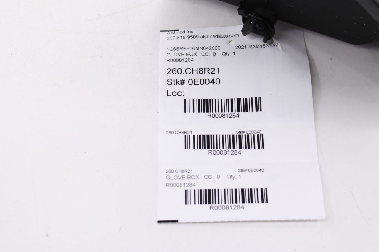 19-26 RAM 1500 Big Horn Dash Lower Glove Box Door Storage Compartment 6MA98TX7AI10