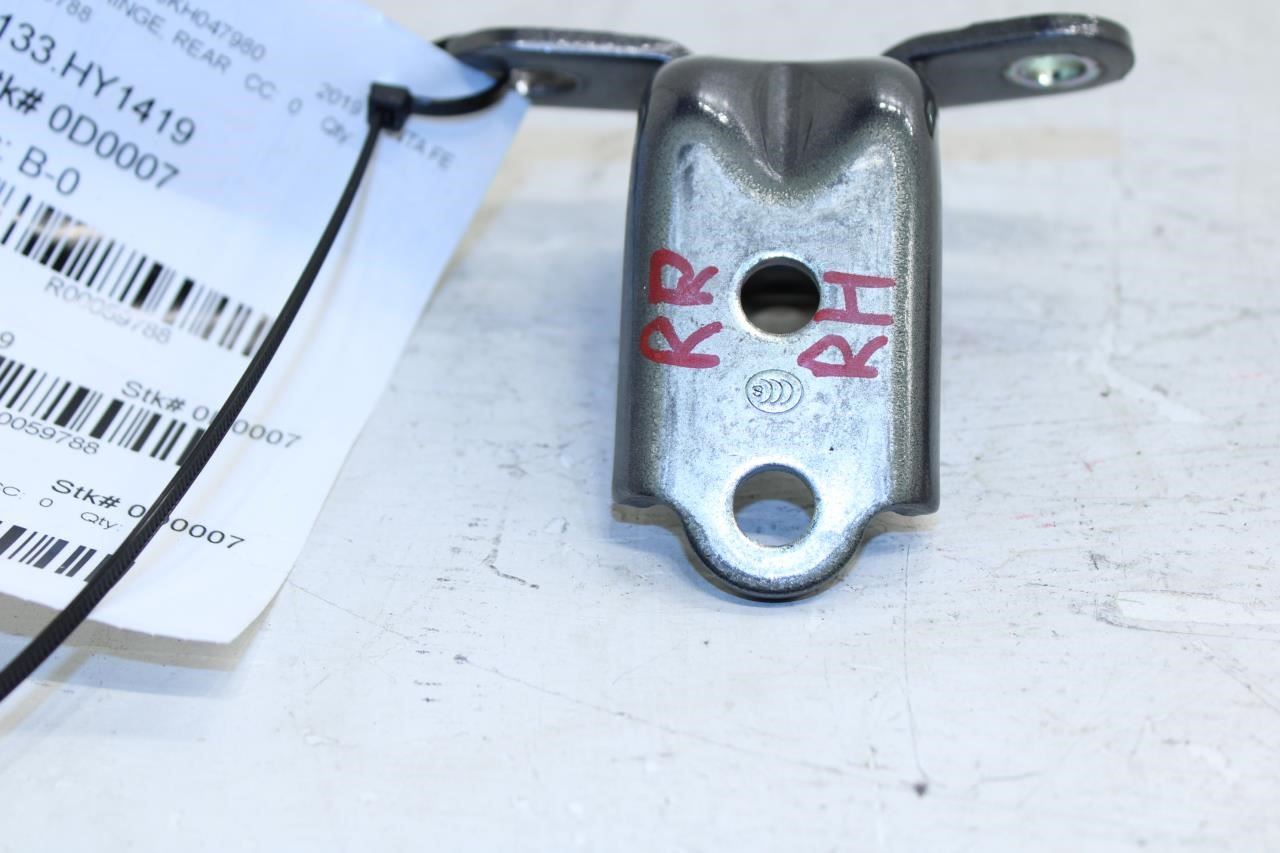 2019-2024 Hyundai Santa Fe Rear Right Door Hinge Upper and Lower 79420-B3000 OEM - Alshned Auto Parts