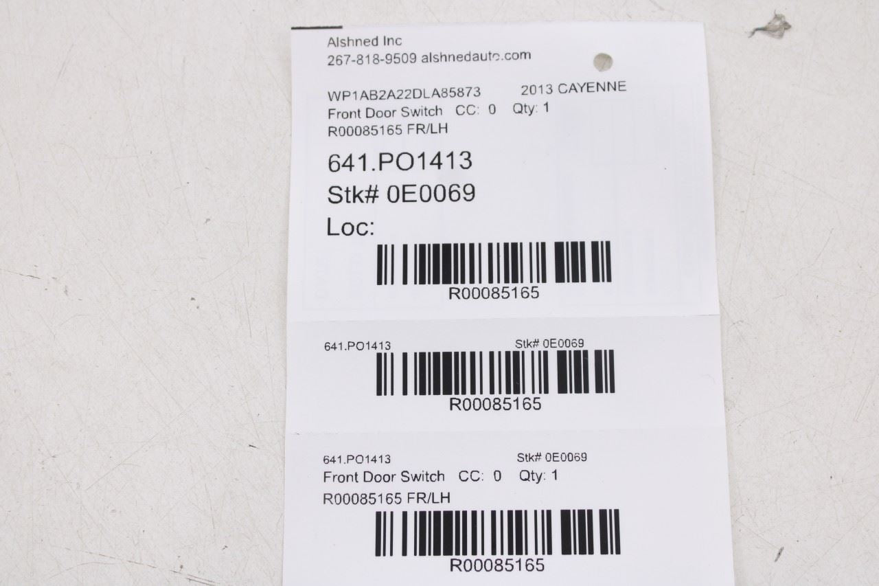 2011-18 Porsche Cayenne S Front Left Door Master Power Window Switch 7PP959858AE17
