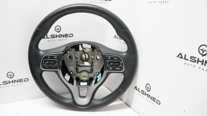 17-19 Kia Niro LX 1.6L Steering Wheel Leather w/ Control Buttons 56100-G5150-SX1 - Alshned Auto Parts