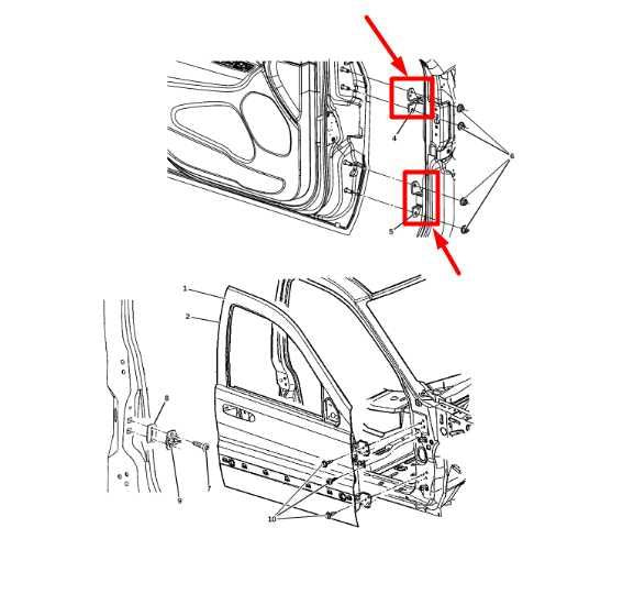 2017-2024 Dodge Durango FR Left Side Door Hinge Upper & Lower 55113661AC OEM - Alshned Auto Parts