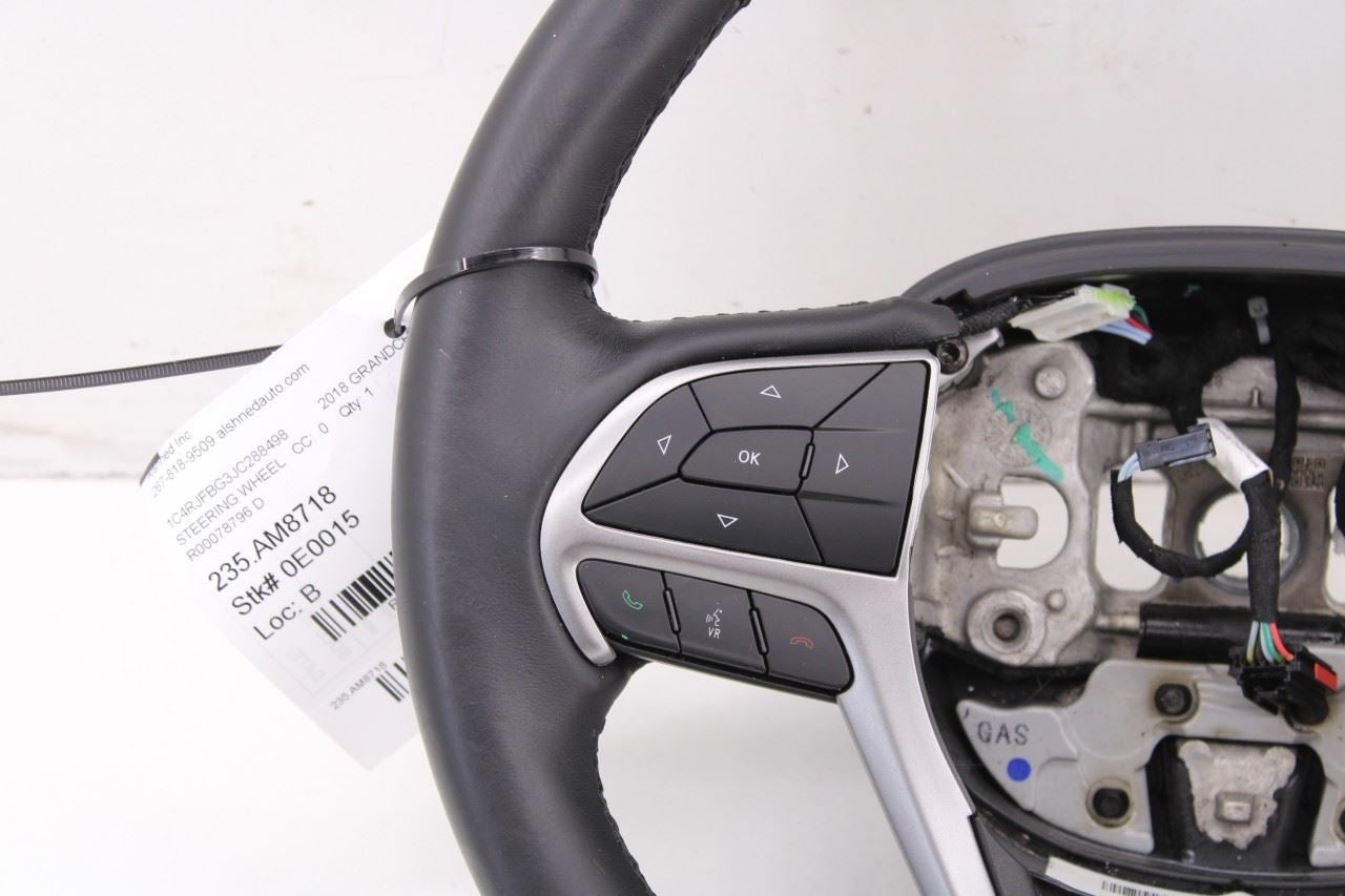 14-22 Jeep Grand Cherokee Limited 3.6L Steering Wheel Leather w/ Control Buttons - Alshned Auto Parts