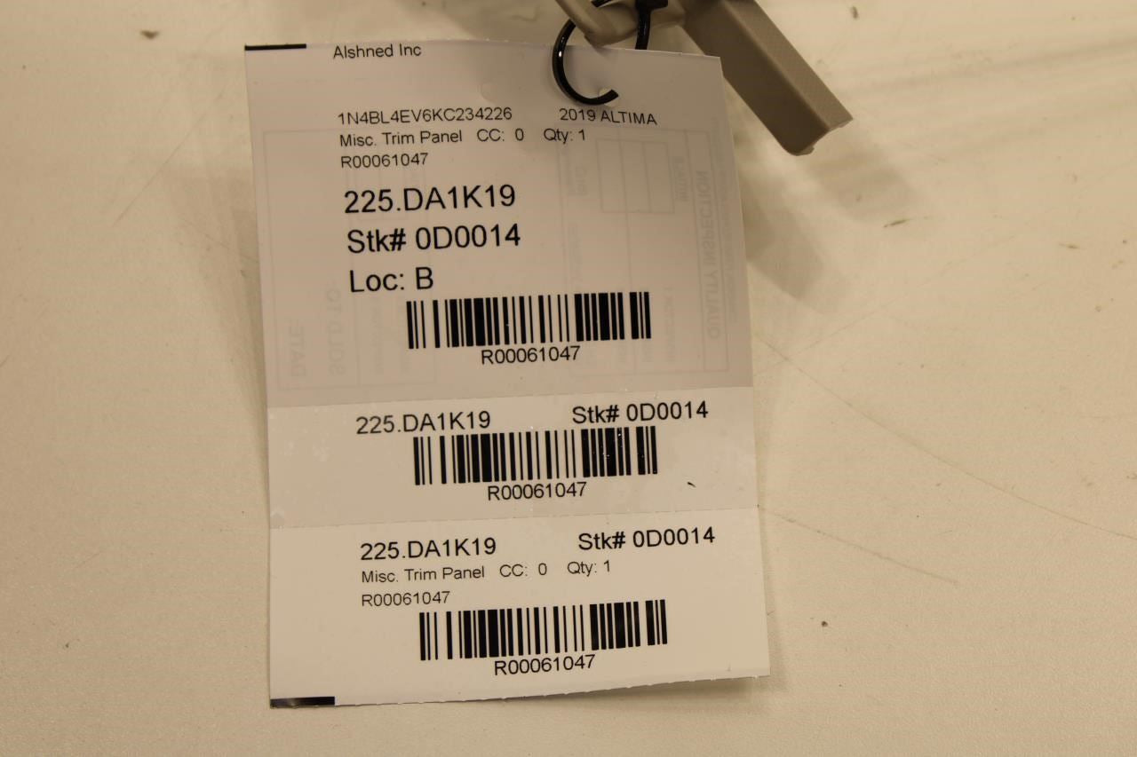 19-24 Nissan Altima SL Front LH Side Windshield A-Pillar Trim Cover 76912-6CA0A - Alshned Auto Parts