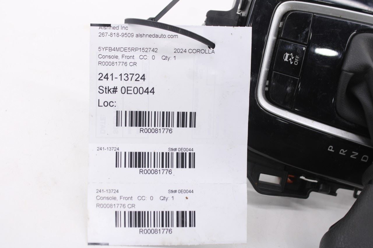 23-24 Toyota Corolla LE Console Shifter Lever Knob w/ Boot and Trim Bezel *ReaD*16