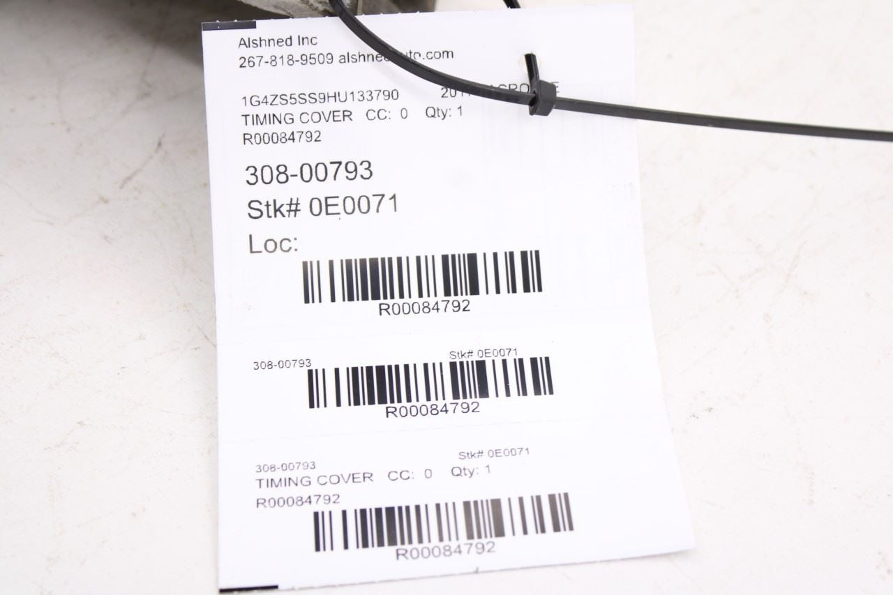 2017-2019 Buick Lacrosse Premium 3.6L Engine Front Timing Chain Cover 1265704212