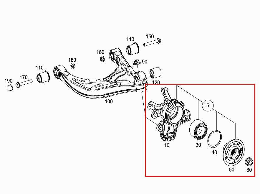 2012-2015 Mercedes-Benz ML350 Rear Left Side Spindle Knuckle Hub 166-350-01-08 - Alshned Auto Parts