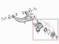 2012-2015 Mercedes-Benz ML350 Rear Left Side Spindle Knuckle Hub 166-350-01-08 - Alshned Auto Parts