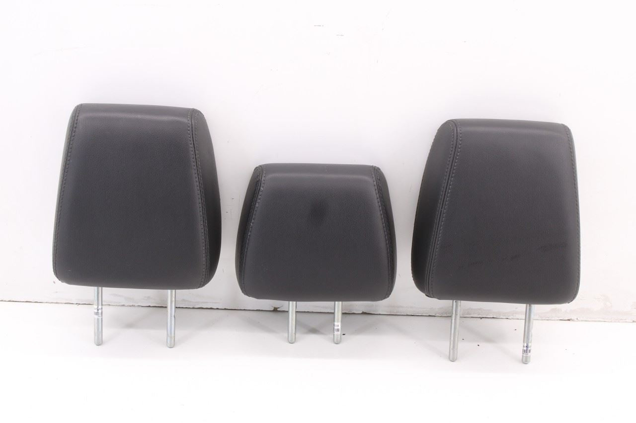 13-16 Ford F250 Lariat Crew Cab Rear RH LH and Center 2nd Row Seat Headrest Set - Alshned Auto Parts