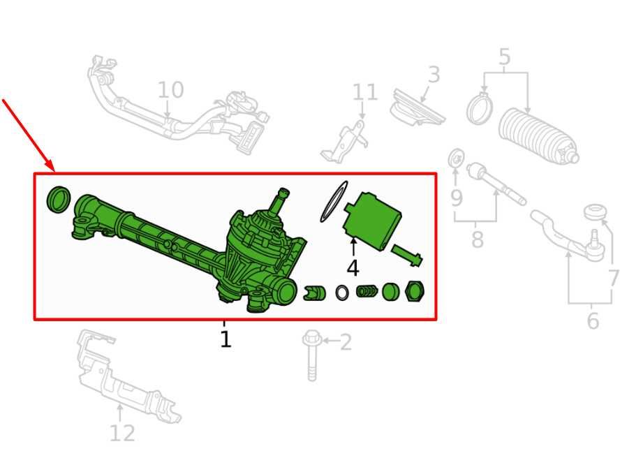 2016-22 Acura ILX Technology A-Spec 2.4L Power Steering Gear Rack and Pinion 4K1