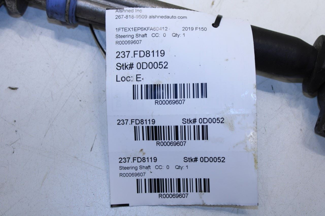 2015-20 Ford F150 XL Super Cab 2.7L 4WD Steering Column Intermediate Lower Shaft - Alshned Auto Parts