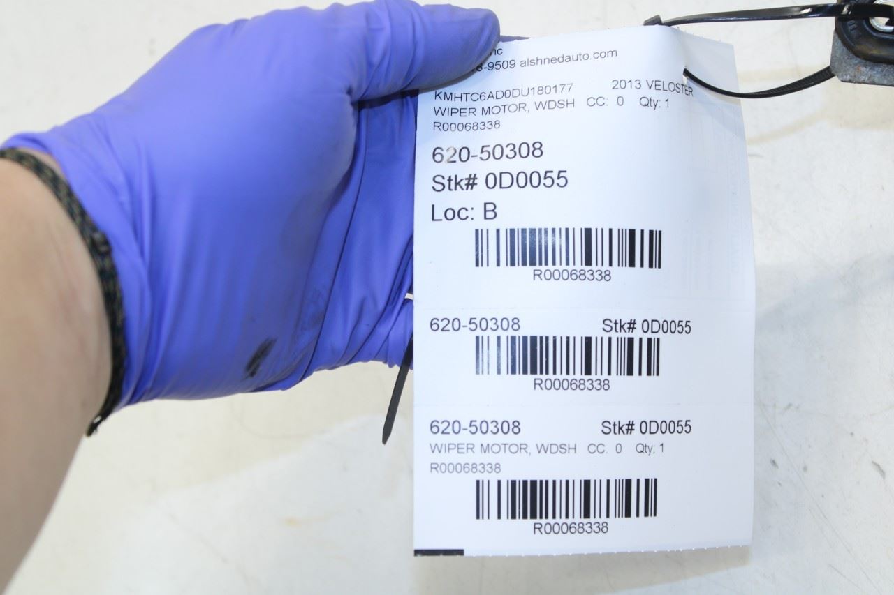 2011-17 Hyundai Veloster Base FR Windshield Wiper Transmission Linkage w/ Motor - Alshned Auto Parts