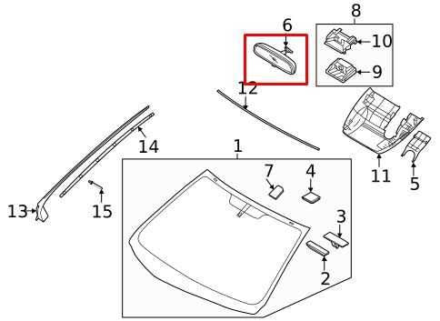 2021-2025 Hyundai Elantra SE Interior Inside Rear View Mirror 85110-L1000 OEM1