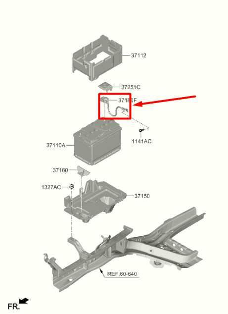 2020-2023 Hyundai Sonata SE Negative Battery Cable with Sensor 37180-L0000 OEM - Alshned Auto Parts