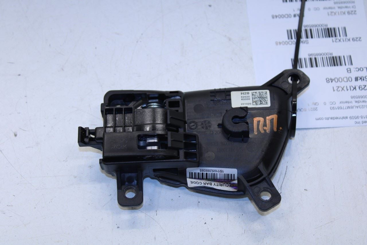 2020-25 KIA Soul LX Front Right Passenger Side Door Interior Handle 82623-K0000 - Alshned Auto Parts