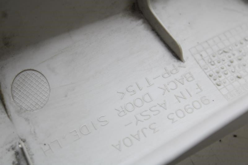 14-20 Infiniti QX60 RR Left Side Liftgate Back Door Upper Trim Panel 90903-3JA0A - Alshned Auto Parts