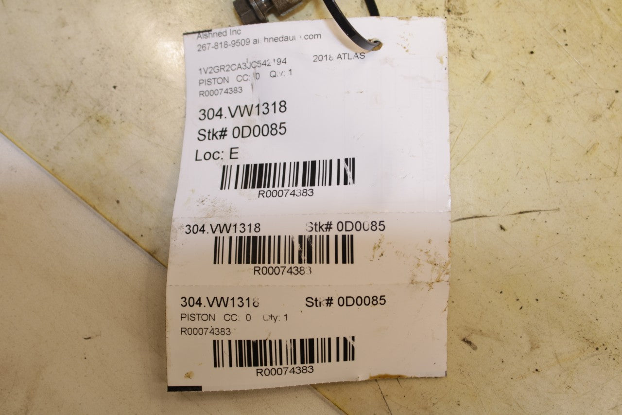 2018-23 Volkswagen Atlas S 3.6L Engine Piston No 5 w/ Connecting Rod 03H107065CD - Alshned Auto Parts