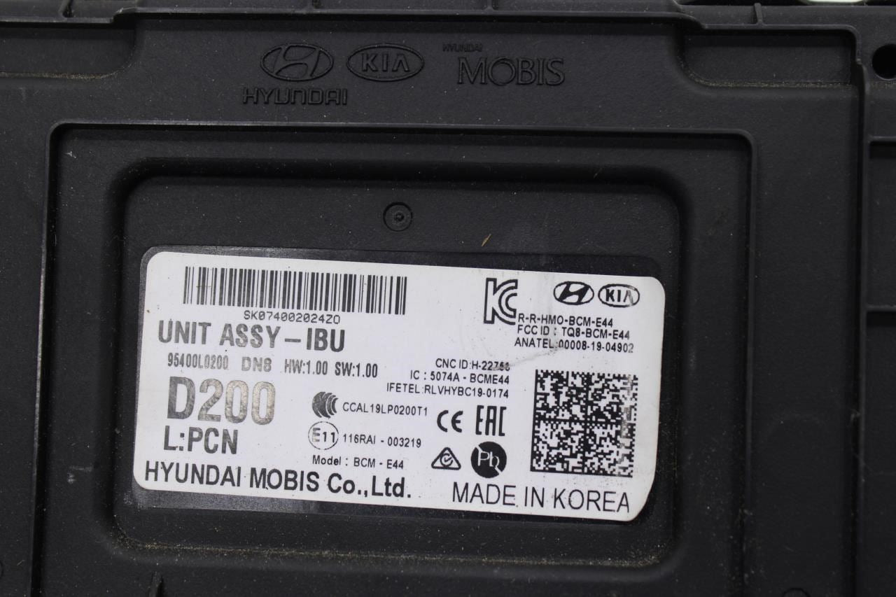 2020-2023 Hyundai Sonata SE Body Computer Control Module BCM BCU 95400-L0200 OEM - Alshned Auto Parts