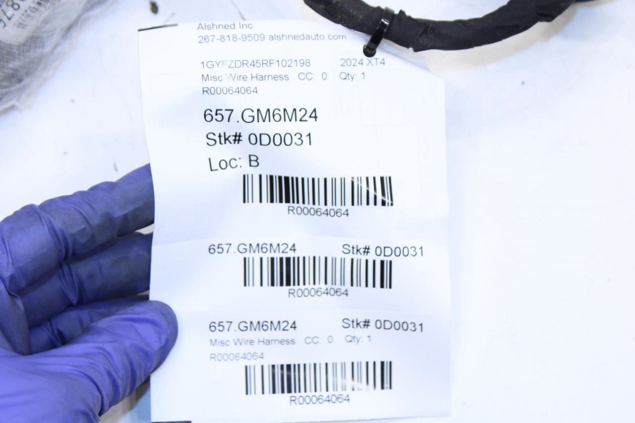 2024-25 Cadillac XT4 Premium Rear Right Passenger Door Wire Harness 42849876 OEM - Alshned Auto Parts