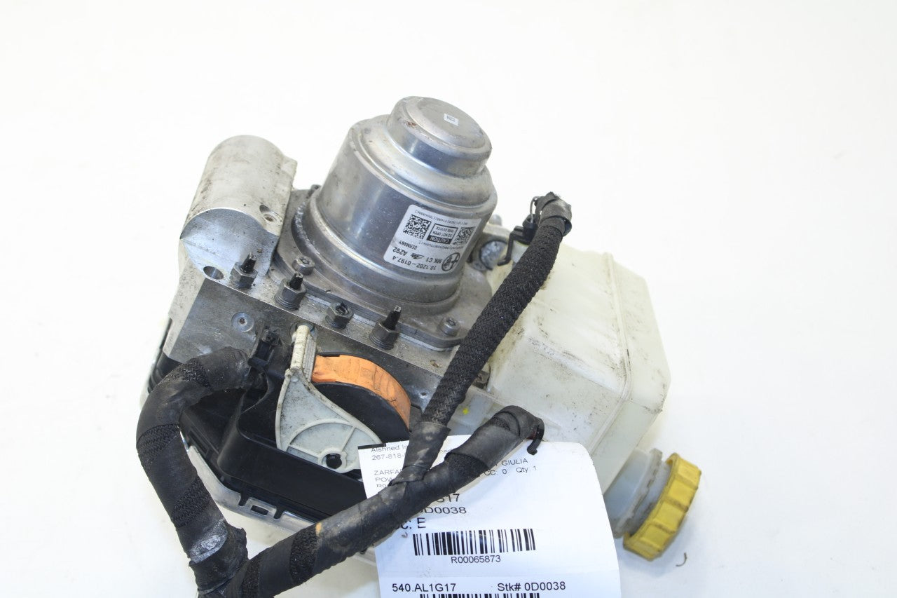 17-2022 Alfa Romeo Giulia Ti AWD Brake Booster w/ Master Cylinder w/ Reservoir - Alshned Auto Parts