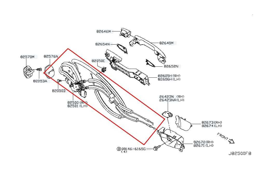 14-23 Infiniti Q50 Luxe RWD Rear Right Side Door Lock Latch Actuator 82500-4GA0A - Alshned Auto Parts