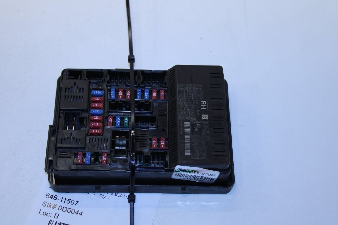 15-18 Nissan Murano Platinum 3.5L Engine IPDM Power Distribution Fuse Relay Box - Alshned Auto Parts