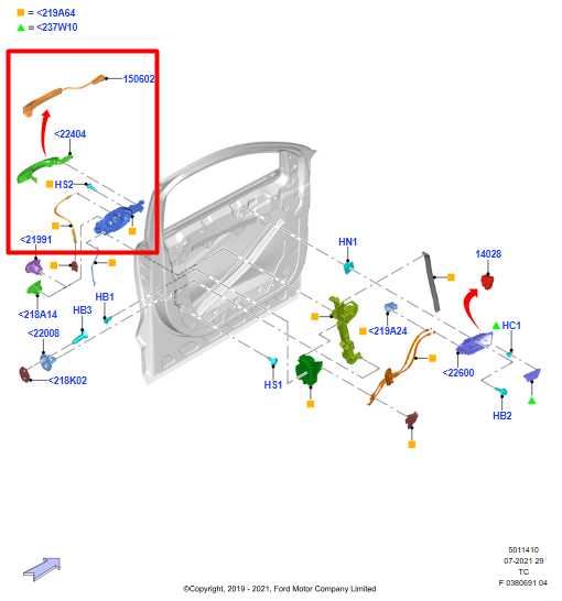 2020-2025 Ford Escape SEL 2.0L AWD Front Door Driver Left Side Exterior Handle - Alshned Auto Parts