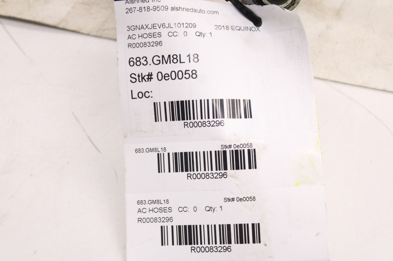 2018-24 Chevrolet Equinox LT 1.5L FWD AC Conditioning Evaporative Connector Hose9