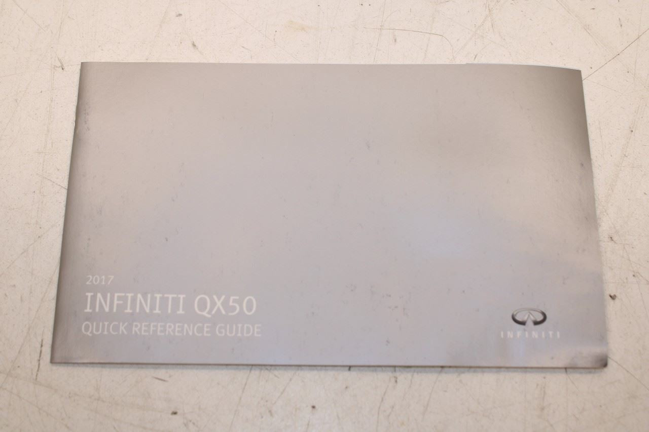 2017 Infiniti QX50 Owners Manual Set with Case R72267 *ReaD* - Alshned Auto Parts