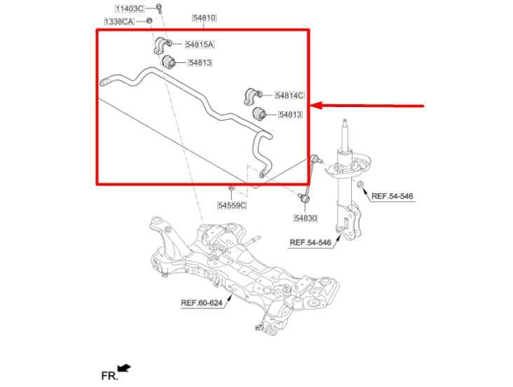 2014-2019 Kia Soul Front Suspension Stabilizer Bar 54810-B2000-SJ OEM - Alshned Auto Parts