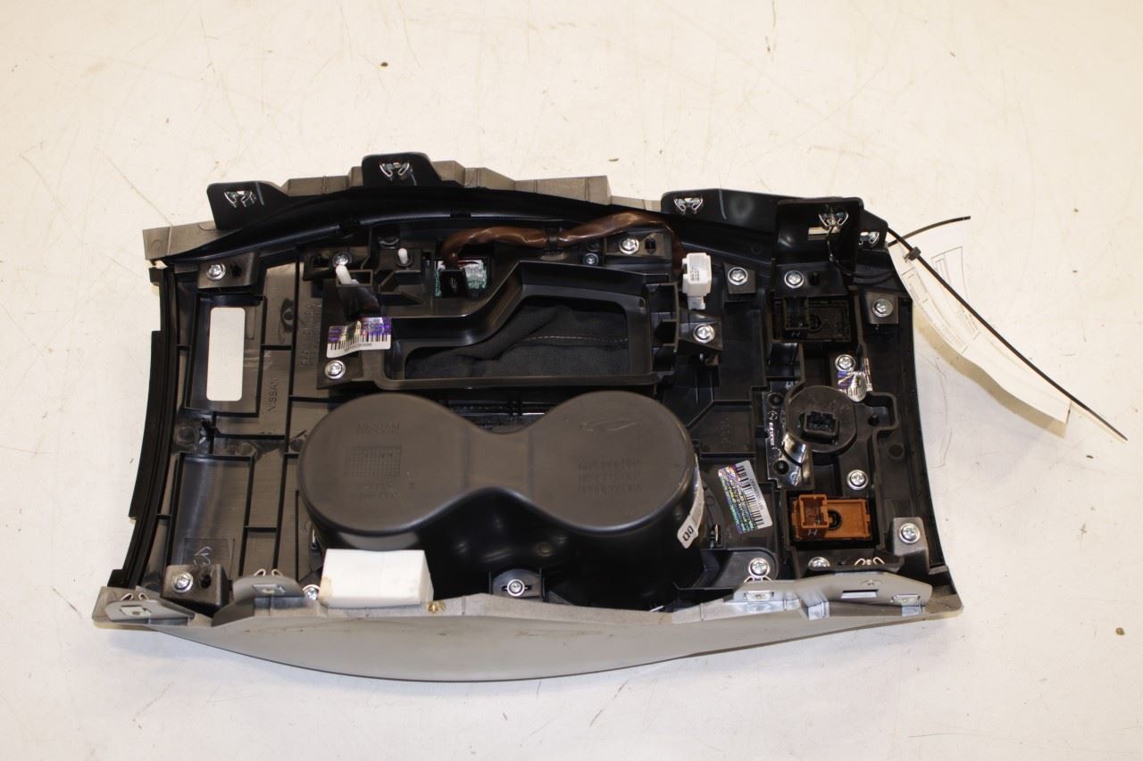 16-20 Infiniti QX60 Center Console Shifter Bezel Trim w/ Cup Holder and Switches - Alshned Auto Parts