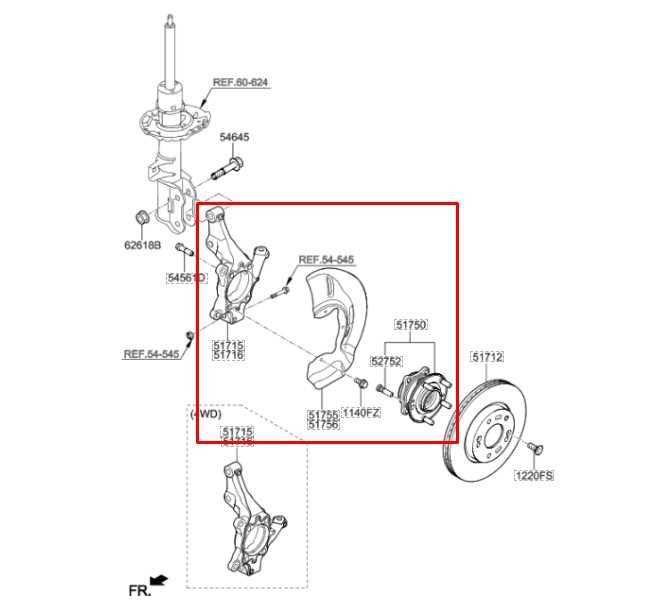2015-2021 Hyundai Tucson Value Front Left Side Spindle Knuckle Hub 51715-D3000 - Alshned Auto Parts