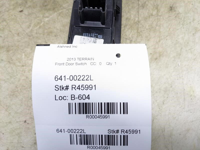 2010-2017 GMC Terrain Front Left Master Power Window Switch 20917598 OEM - Alshned Auto Parts