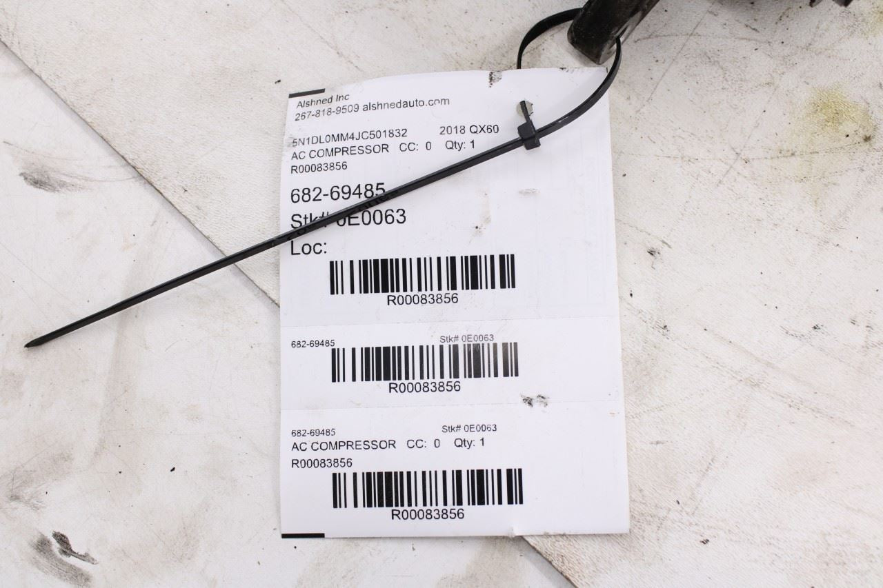 2016-2020 Infiniti QX60 3.5L Air Conditioning AC Cooler Compressor 92600-9NC0B10