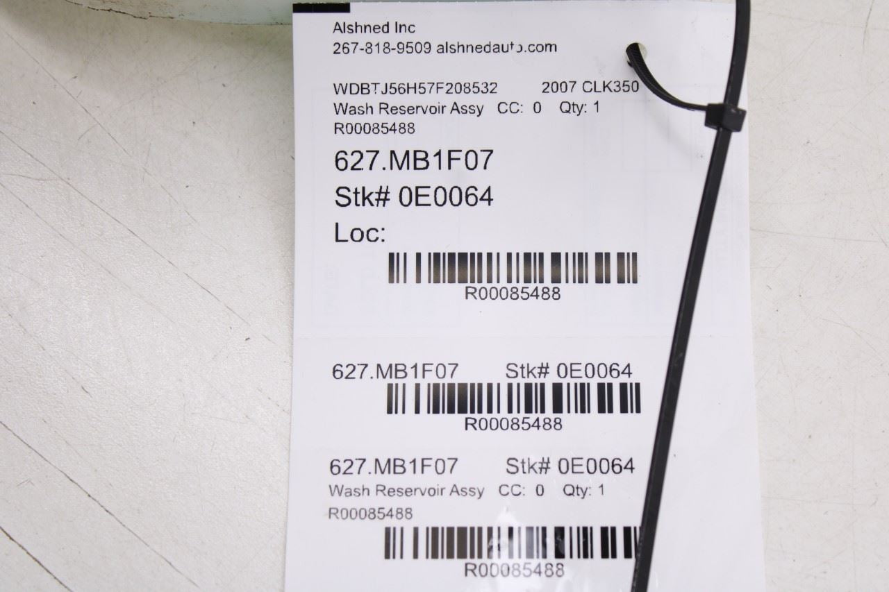 2006-09 Mercedes-Benz CLK350 Front Windshield Wiper Washer Reservoir 203869002011