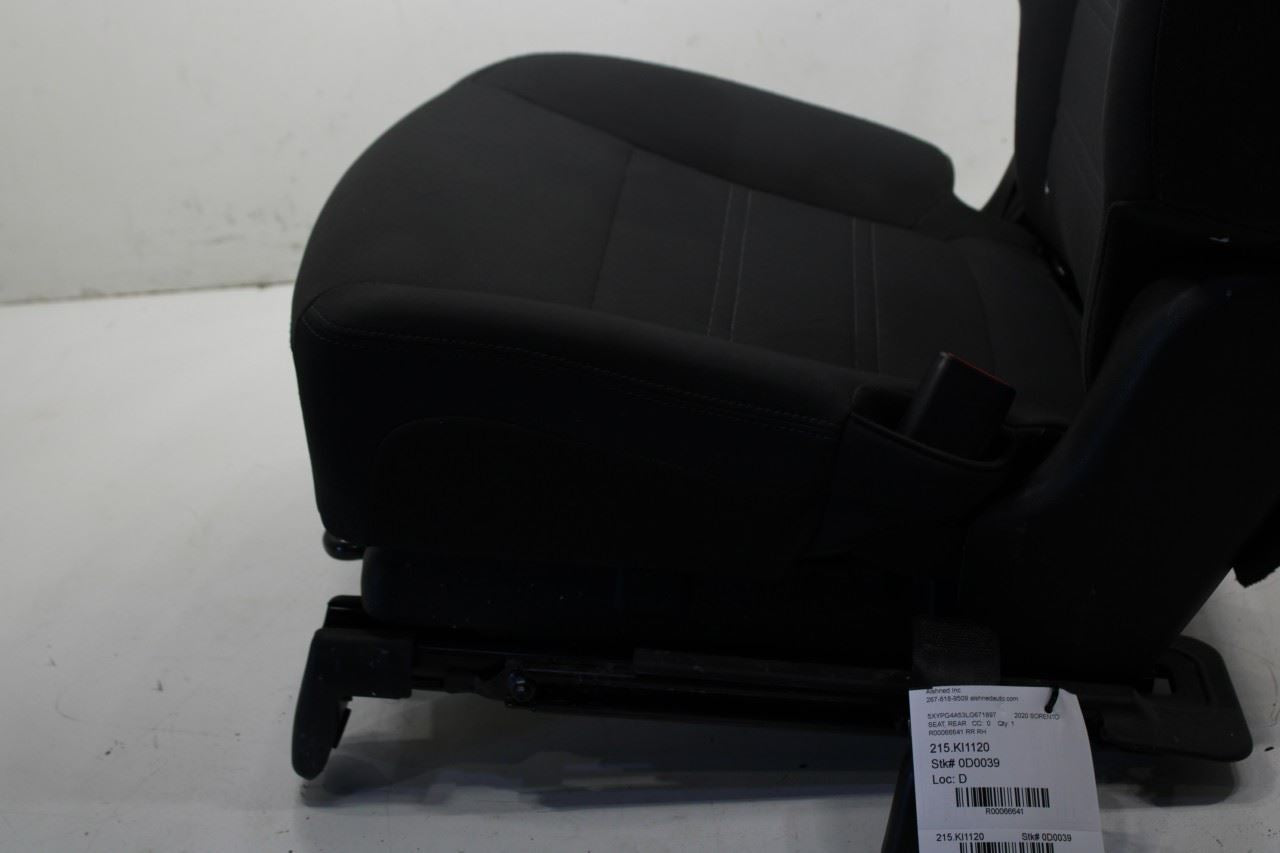 15-20 Kia Sorento LX 3.3L Rear Passenger Right Side 2nd Row Seat Complete Cloth - Alshned Auto Parts
