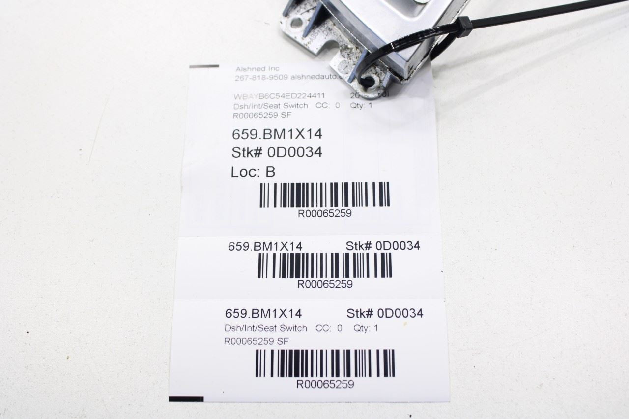 2010-2015 BMW 750i xDrive Console Parking Brake Auto Hold Control Switch w/ Trim - Alshned Auto Parts