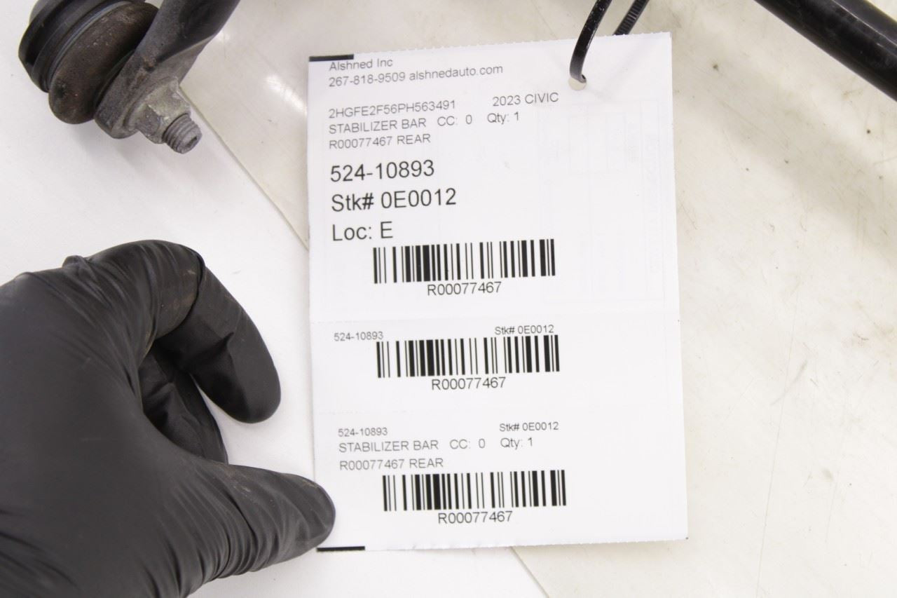 22-26 Honda Civic Sport 2.0L FWD Rear Suspension Stabilizer Sway Bar 52330T20A0 - Alshned Auto Parts