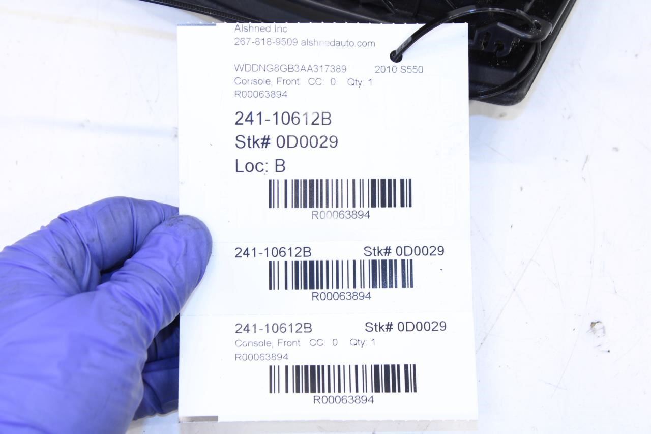 07-13 Mercedes-Benz S550 Dash Console CD Player Cover Trim Panel 221-680-08-34 - Alshned Auto Parts