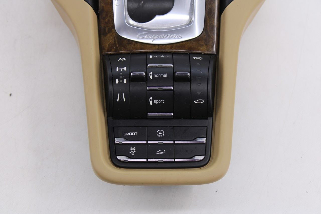 2013-14 Porsche Cayenne S Center Console Shifter Trim w/ Multi Control Switches - Alshned Auto Parts