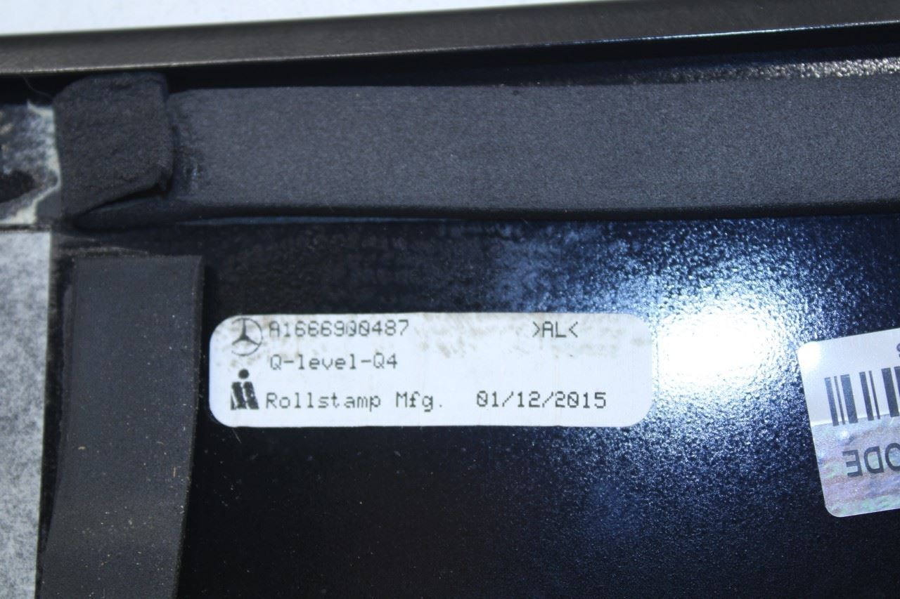 2012-15 Mercedes-Benz ML350 Rear Right Door B-Pillar Applique Molding 1666900487 - Alshned Auto Parts