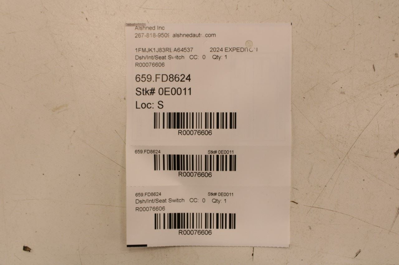 18-26 Ford Expedition MAX XLT Rear Left Side 2nd and 3rd Row Seat Fold Switches - Alshned Auto Parts