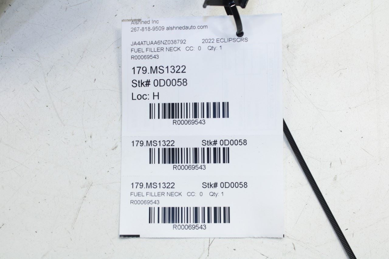 18-25 Mitsubishi Eclipse Cross ES 1.5L Fuel Filler Neck Hose Tube Pipe 1710A792 - Alshned Auto Parts