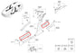 16-20 Kia Optima LX Front and Rear Right and Left Door Sill Scuff Plate Set of 4 - Alshned Auto Parts