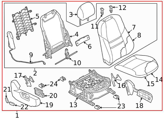 2020-23 Mazda CX-9 Grand Touring Front Passenger Right Side Seat Complete *ReaD* - Alshned Auto Parts