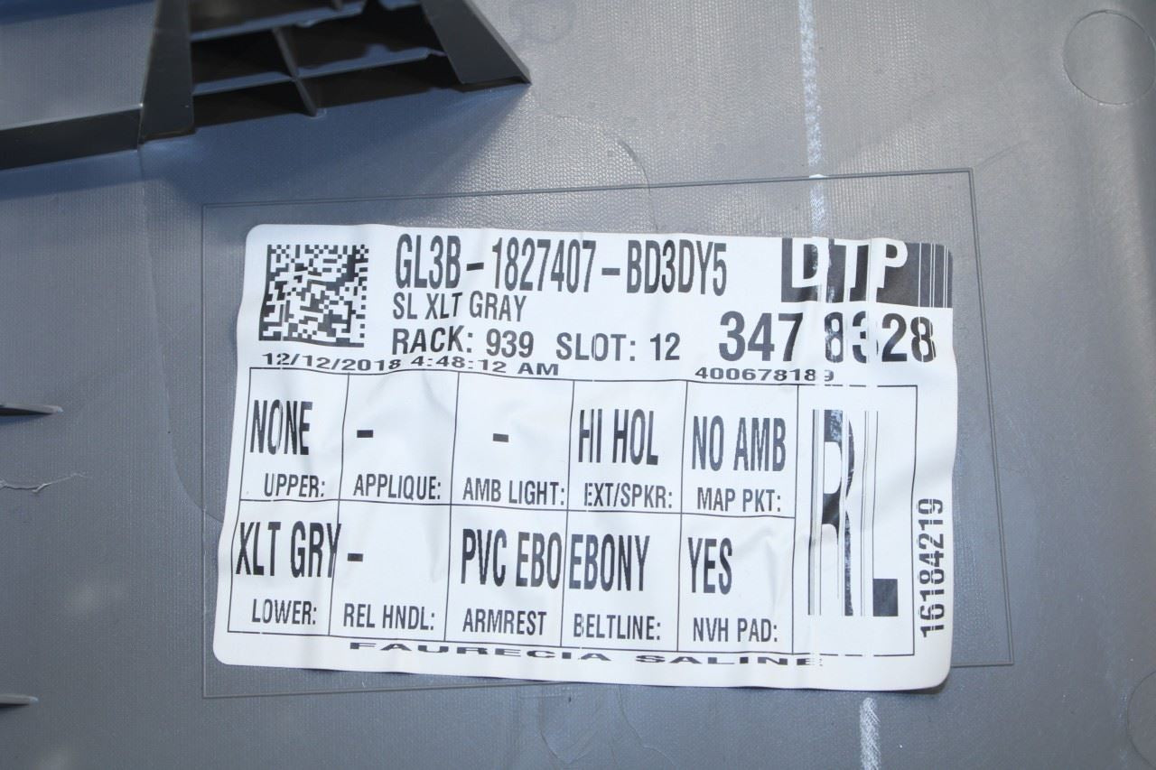 2015-2020 Ford F150 XL Super Cab Rear Left Door Trim Panel GL3B-1827407-BD OEM - Alshned Auto Parts