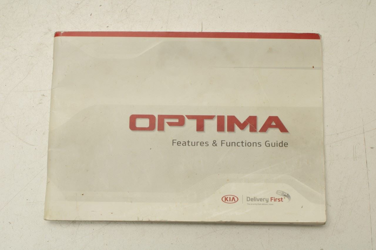 2019 Kia Optima LX Owners Manual Set with Case R71390 - Alshned Auto Parts