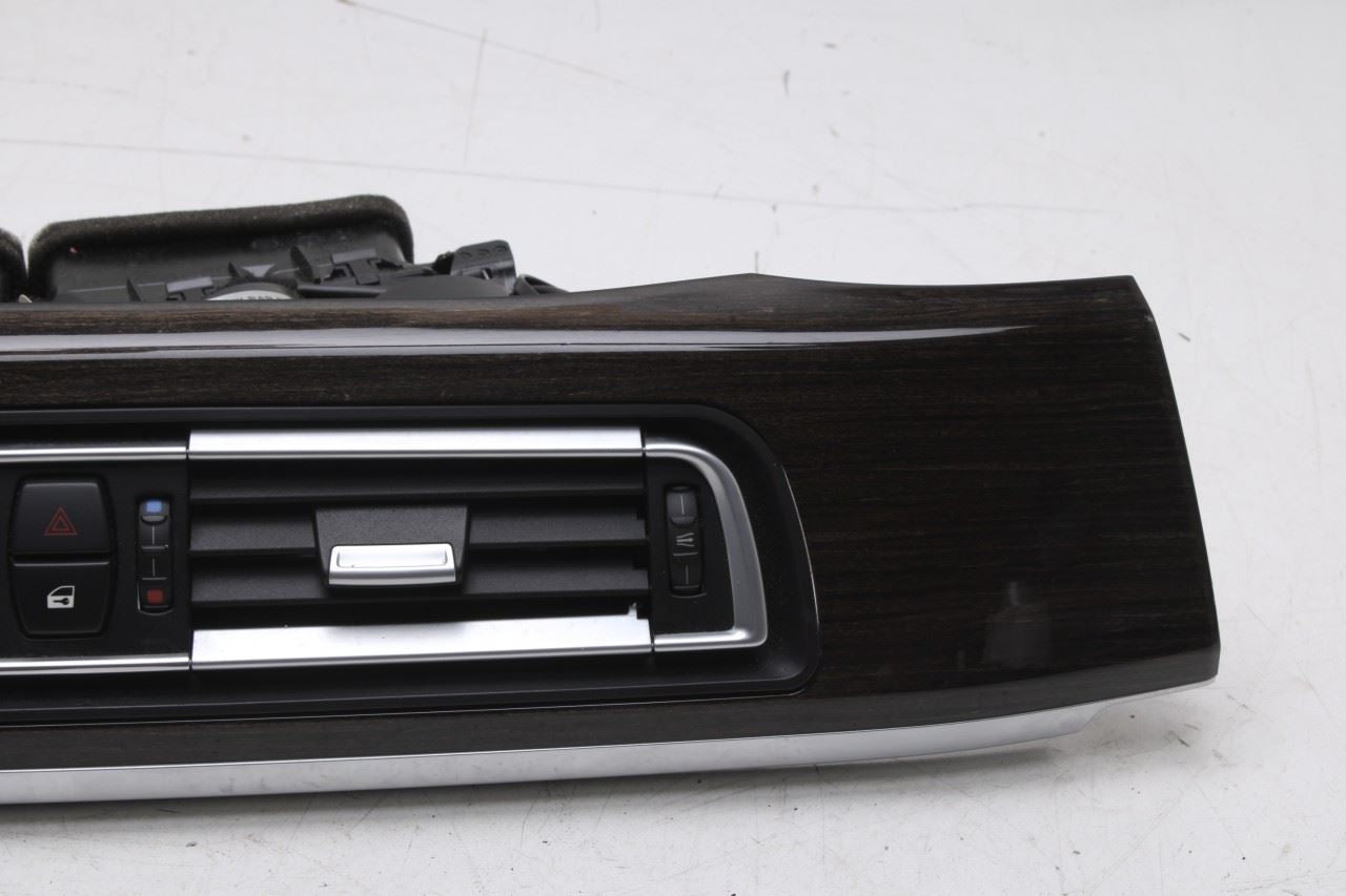 2010-2015 BMW 750Li xDrive Center Dash Air Vent Grille w/ Trim and Hazard Switch - Alshned Auto Parts