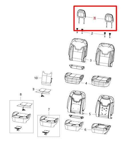2018-2021 Jeep Compass Latitude Front RH and LH Seat Headrest Set 6AF46DX9AC OEM - Alshned Auto Parts